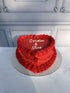 Vintage Cake Corazón